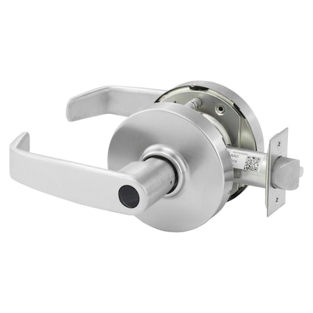 Sargent Grade 1 Storeroom/Closet Cylindrical Lock, L Lever, L Rose, Conventional Less Cylinder, Satin Chrome LC-10XG04 LL 26D